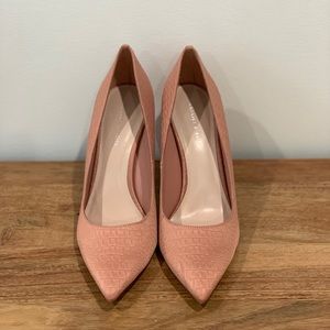 Never Been Worn Charles & Keith Pink Heels
